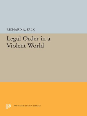 cover image of Legal Order in a Violent World